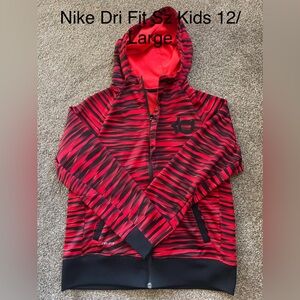 Red and Black Nike KD Hoodie size Youth size Large/12